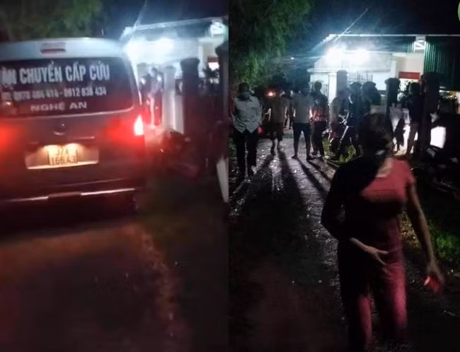 Người nhà lo tổ chức hậu sự cho em Q. Ảnh: PLBĐ