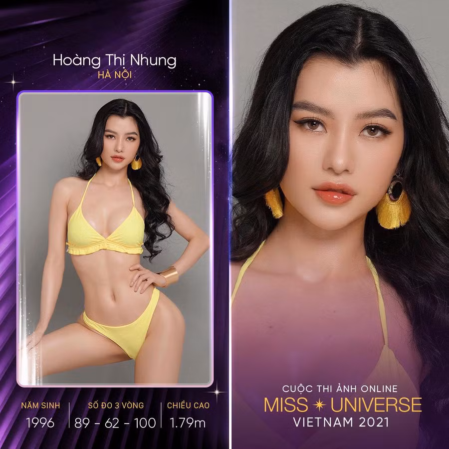 Hoàng Thị Nhung được đánh giá cao về nhan sắc lẫn vóc dáng. Ảnh: Fanpage Miss Universe Viet Nam