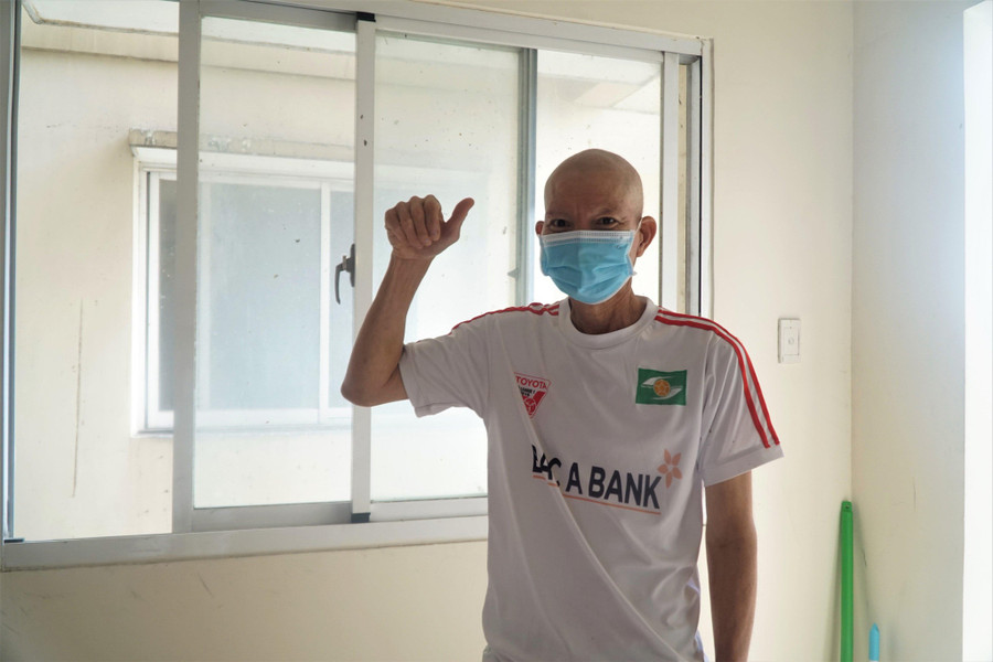 Ông V.T.L (ngụ Nha Trang, Khánh Hòa) tự tin đã chiến thắng Covid-19