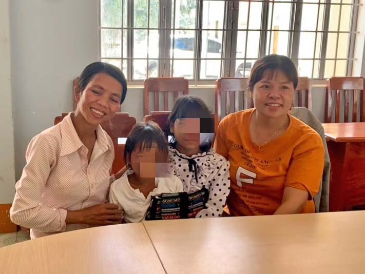 Hai chị em Đ.T.V. đã được lực lượng chức năng thực hiện các bước hỗ trợ, ổn định tâm lý, cách ly khỏi người xâm hại. Ảnh: Ngọc Thu