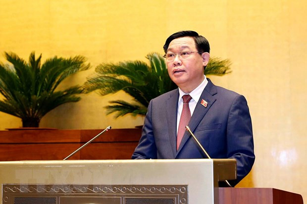 Chủ tịch Quốc hội Vương Đình Huệ phát biểu khai mạc. (Ảnh: Doãn Tấn/TTXVN) Chủ tịch Quốc hội Vương Đình Huệ phát biểu khai mạc. (Ảnh: Doãn Tấn/TTXVN)
