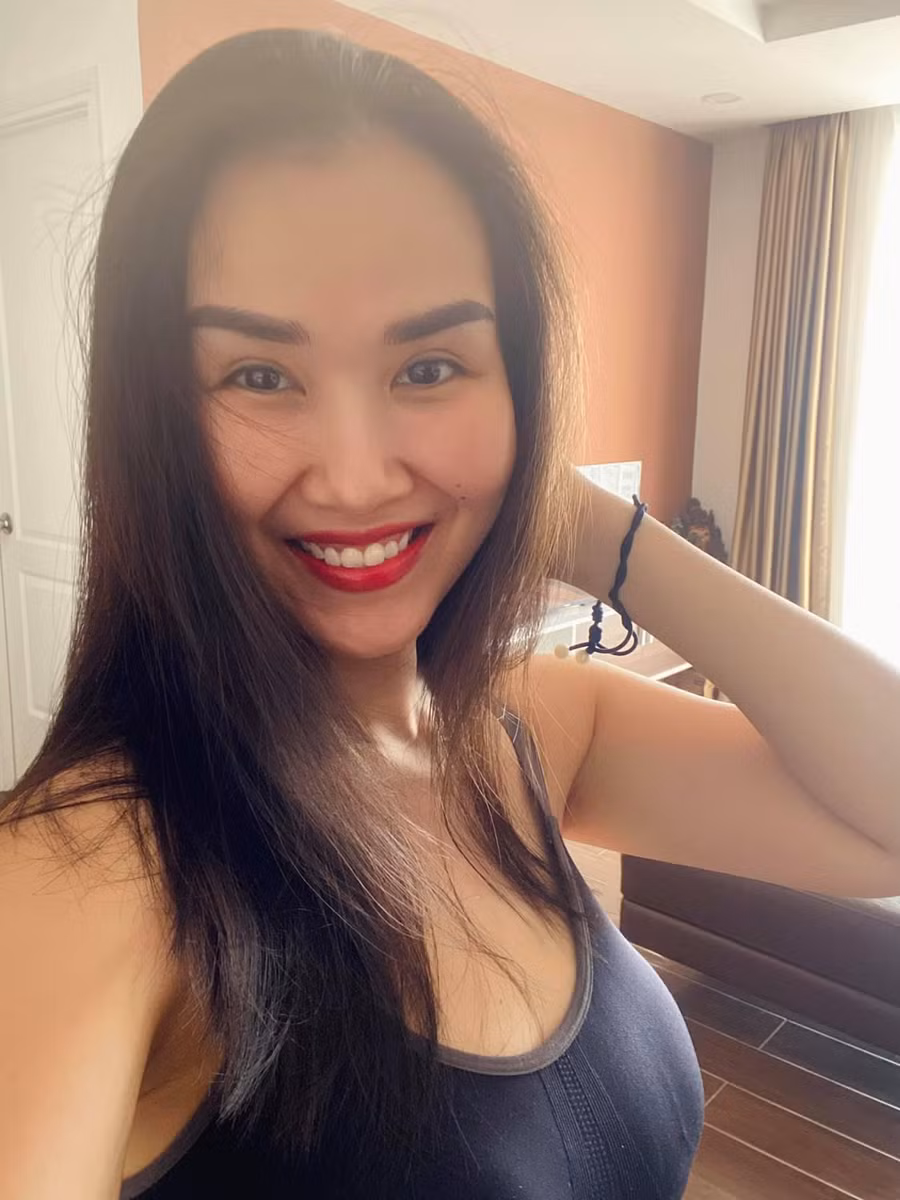 Nhiều khán giả nhận xét Võ Hạ Trâm thăng hạng nhan sắc sau khi sinh. Ảnh: FBNV