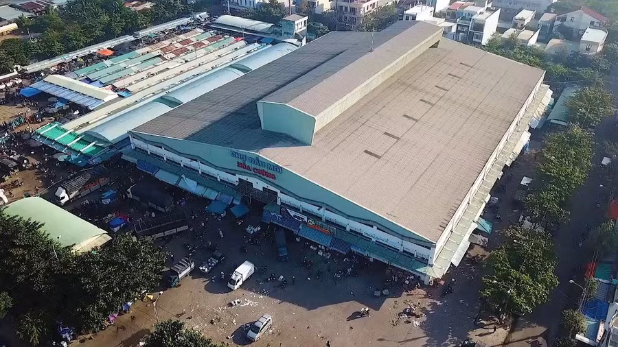 Chợ đầu mối Hòa Phước nhằm thay thế Chợ đầu mối Hòa Cường nằm ở trung tâm thành phố. Ảnh: Nguyễn Tú