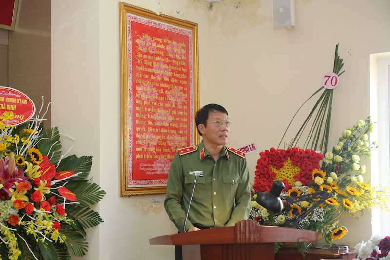 Thứ trưởng Lương Tam Quang phát biểu tại buổi lễ