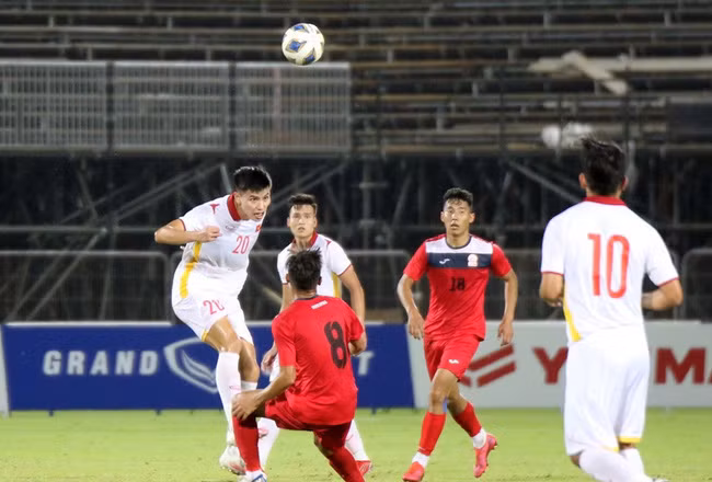 U22 Việt Nam đã có chiến thắng 3-0 trước đối thủ U22 Kygyzstan. Ảnh: Wedthethao