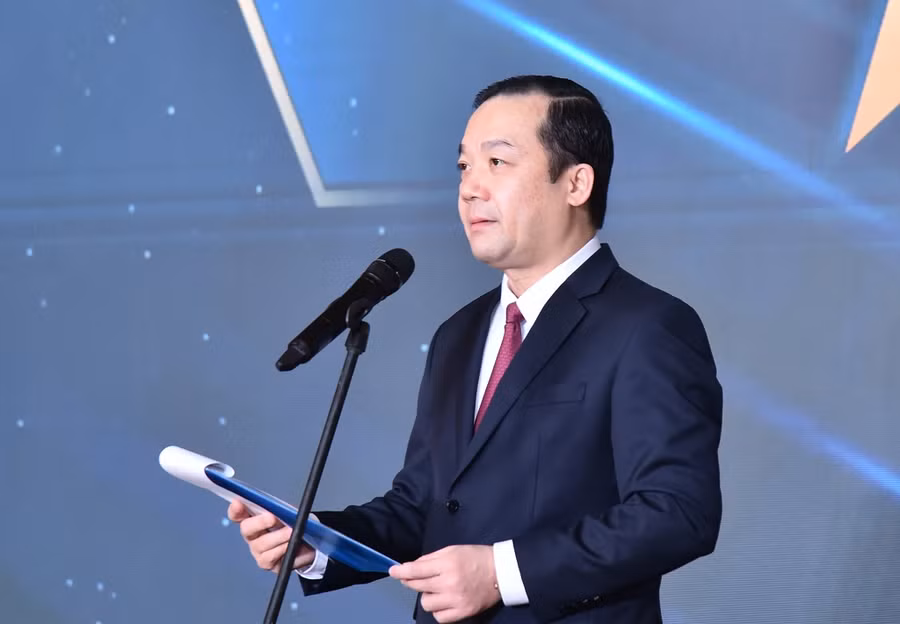  Thứ trưởng Thông tin và Truyền thông Phạm Đức Long phát biểu.