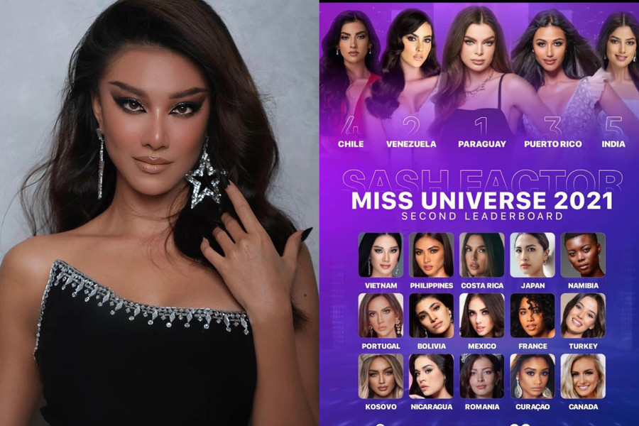 Vẻ nóng bỏng của đại diện Việt Nam. Ảnh: FBNV/ Chụp màn hình