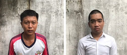 Nguyễn Mạnh Tý (trái) và Nguyễn Văn Rợp. Nguồn: THĐT