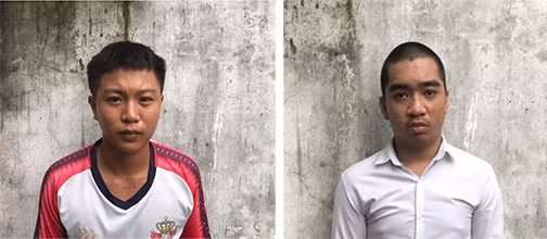 Nguyễn Mạnh Tý (trái) và Nguyễn Văn Rợp. Nguồn: THĐT