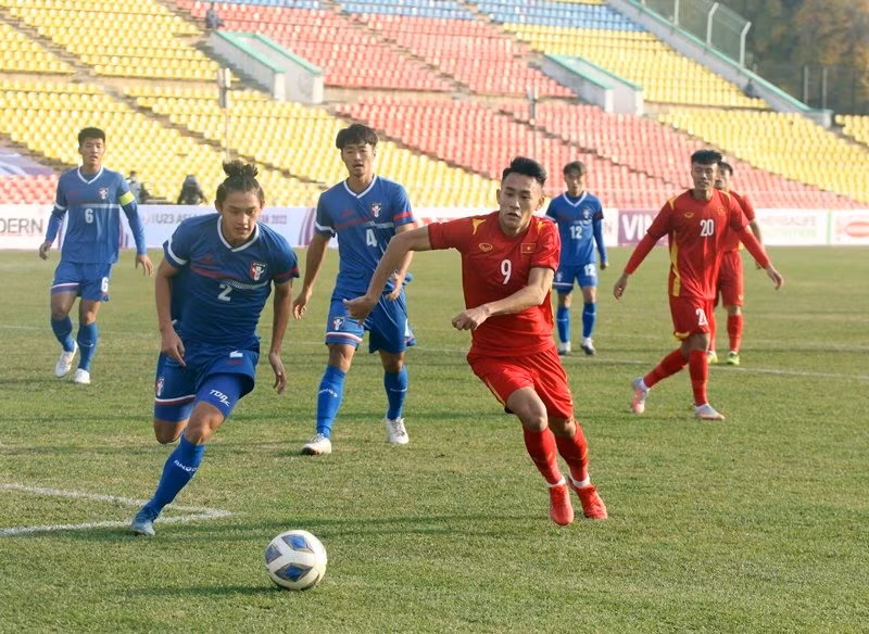 U23 Việt Nam vẫn nắm quyền tự quyết trong tay ở trận đấu găp U23 Myanmar. Ảnh: VFF