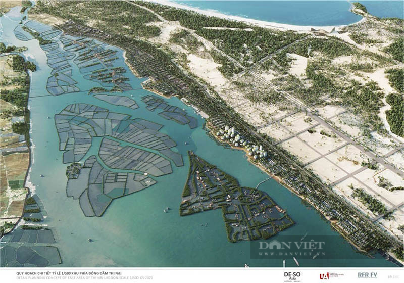 Hình ảnh Quy hoạch 1/500 Khu vực phía Đông đầm Thị Nại. Ảnh: CT