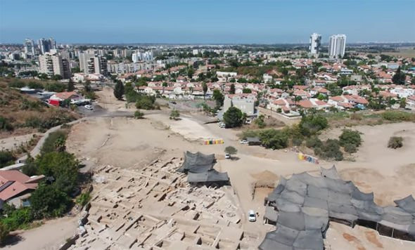 Khu vực khai quật ở thành phố cổ Yavne, phía nam Tel Aviv. Ảnh: ISRAEL ANTIQUITIES Khu vực khai quật ở thành phố cổ Yavne, phía nam Tel Aviv. Ảnh: ISRAEL ANTIQUITIES