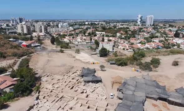 Khu vực khai quật ở thành phố cổ Yavne, phía nam Tel Aviv. Ảnh: ISRAEL ANTIQUITIES
