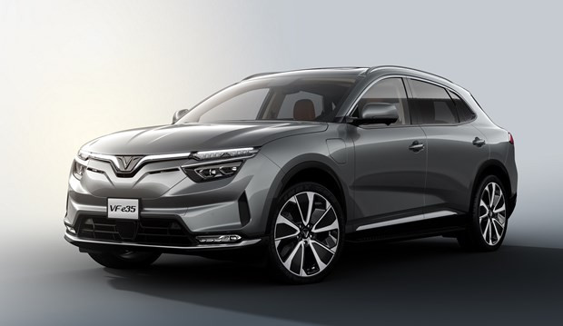 Mẫu xe điện VF e35. (Ảnh: VinFast) Mẫu xe điện VF e35. (Ảnh: VinFast)