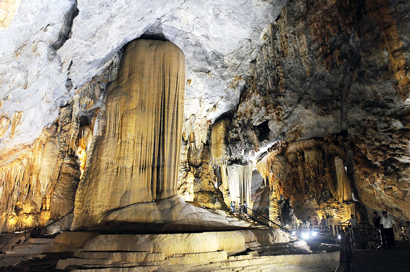 Khu du lịch sinh thái động Thiên Ðường (Vườn quốc gia Phong Nha - Kẻ Bàng, tỉnh Quảng Bình). Ảnh: Nguyễn Duy