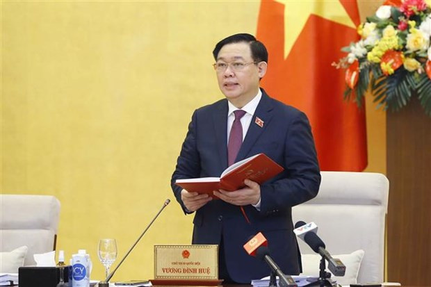 Chủ tịch Quốc hội Vương Đình Huệ cho biết, đợt bùng phát dịch COVID-19 lần thứ tư tại Việt Nam đã gây tác động lớn đến mọi mặt đời sống kinh tế-xã hội. (Ảnh: Doãn Tấn/TTXVN) Chủ tịch Quốc hội Vương Đình Huệ cho biết, đợt bùng phát dịch COVID-19 lần thứ tư tại Việt Nam đã gây tác động lớn đến mọi mặt đời sống kinh tế-xã hội. (Ảnh: Doãn Tấn/TTXVN)