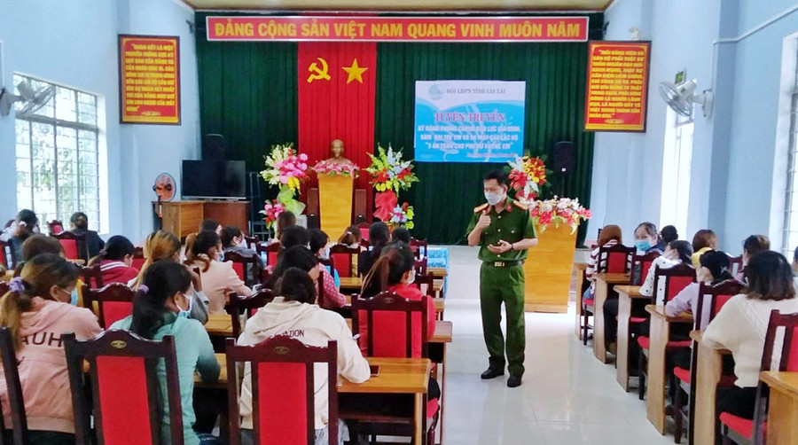Quang cảnh buổi truyền thông. Ảnh: Minh Châu