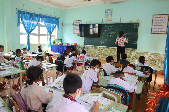 Một tiết lên lớp của giáo viên vùng biên giới Gia Lai