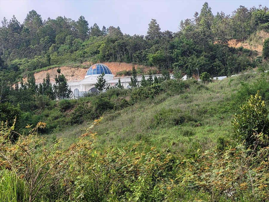 Siêu dự án 25.000 tỉ đồng của Sài Gòn Đại Ninh làm mất 257ha rừng. Ảnh: Quốc Khánh.