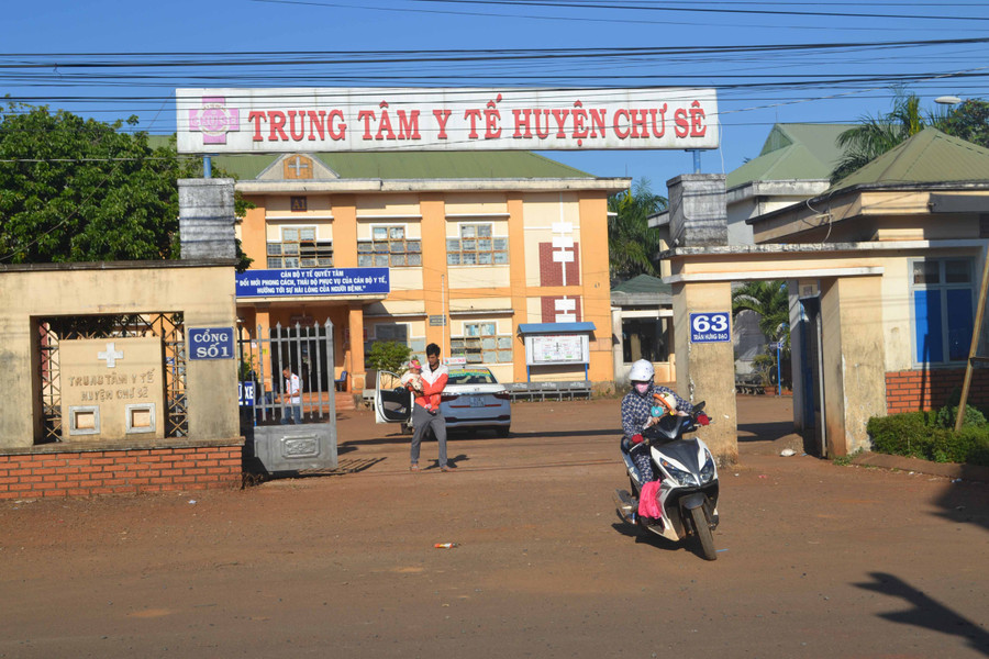 Trung tâm Y tế huyện Chư Sê. Ảnh: Hoàng Cư