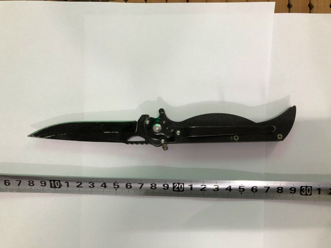 Hung khí nghi phạm gây ra vụ án đâm chết vợ, bị thương bố vợ - Ảnh: Công an cung cấp Hung khí nghi phạm gây ra vụ án đâm chết vợ, bị thương bố vợ - Ảnh: Công an cung cấp