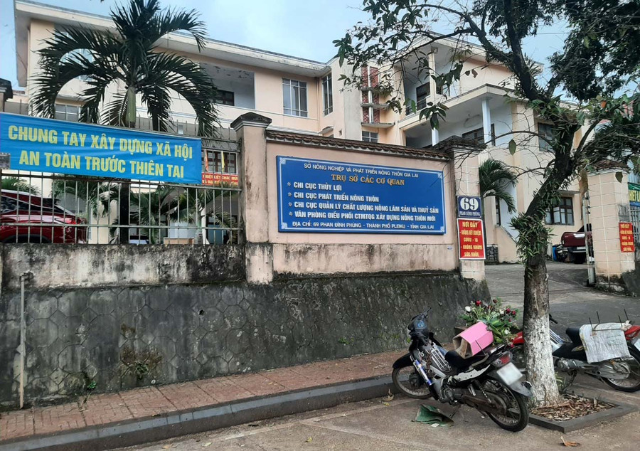 Trụ sở của Chi cục Quản lý chất lượng Nông lâm sản và Thủy sản tỉnh. Ảnh: Lê Anh