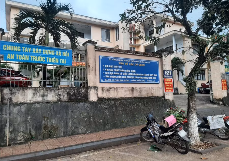 Trụ sở của Chi cục Quản lý chất lượng Nông lâm sản và Thủy sản tỉnh. Ảnh: Lê Anh