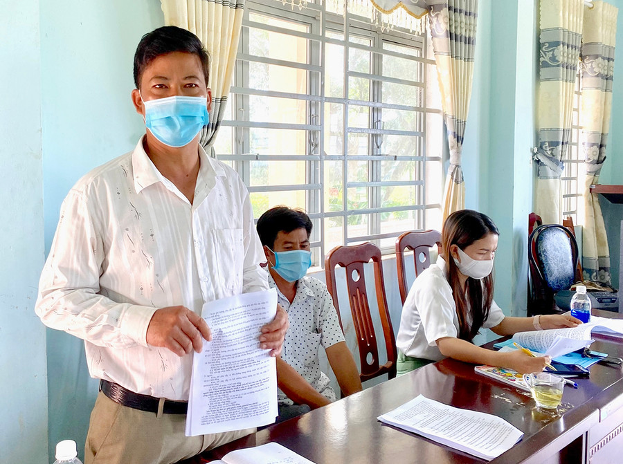 Ông Nguyễn Văn Thuận-nguyên Phó Chủ tịch UBND xã Chư Đang Ya (cũ) hài lòng khi được xã giải quyết chính sách hỗ trợ kịp thời. Ảnh: Mộc Trà Ông Nguyễn Văn Thuận-nguyên Phó Chủ tịch UBND xã Chư Đang Ya (cũ) hài lòng khi được xã giải quyết chính sách hỗ trợ kịp thời. Ảnh: Mộc Trà