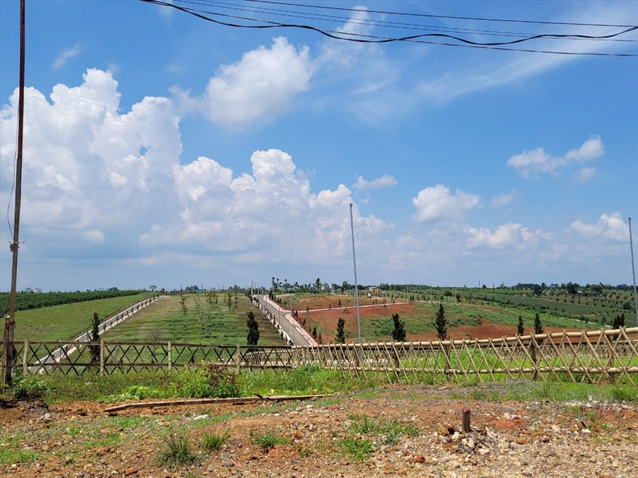 Việc người dân phân lô, tách thửa trên địa bàn TP.Bảo Lộc có diễn biến phức tạp. Ảnh: Quốc Khánh