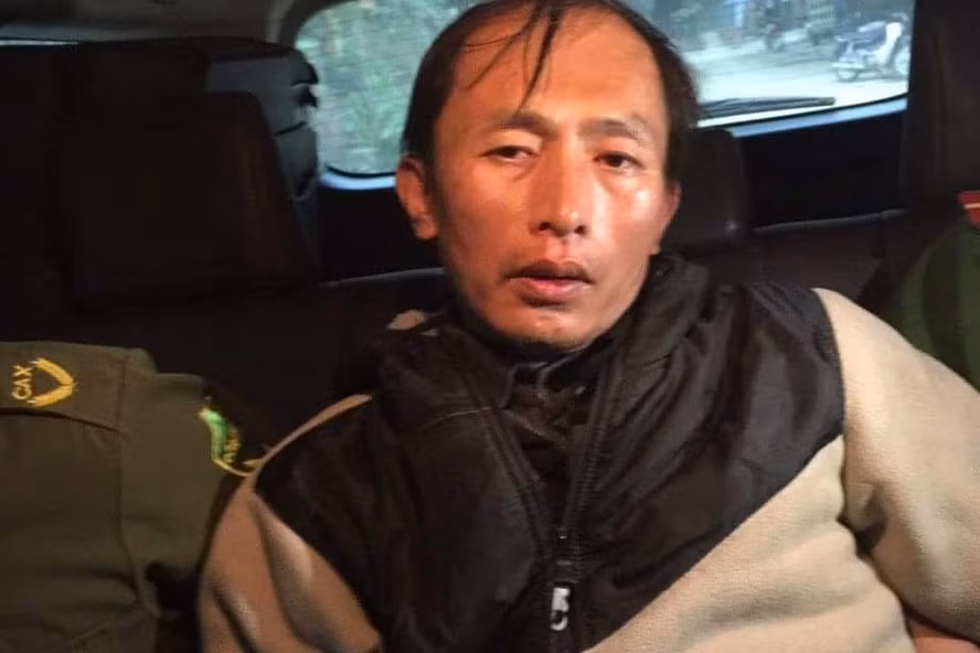 Nghi phạm Trần Văn Hiếu tại thời điểm bị bắt giữ. Ảnh: CACC.