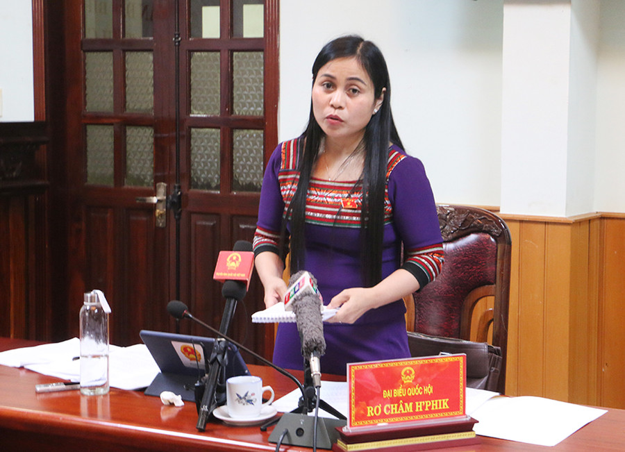 Đại biểu Rơ Châm H’Phik-Chủ tịch Ủy ban MTTQ Việt Nam huyện Chư Păh tham gia vào kế hoạch cơ cấu lại nền kinh tế giai đoạn 2021-2025. Ảnh: Quang Tấn Đại biểu Rơ Châm H’Phik-Chủ tịch Ủy ban MTTQ Việt Nam huyện Chư Păh tham gia vào kế hoạch cơ cấu lại nền kinh tế giai đoạn 2021-2025. Ảnh: Quang Tấn