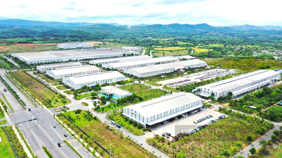 Sau 18 năm đầu tư và phát triển, khu công nghiệp Thaco Chu Lai hiện có tổng diện tích hơn 1.280 ha, tổng vốn đầu tư 3,5 tỷ USD. (Ảnh: Thaco)