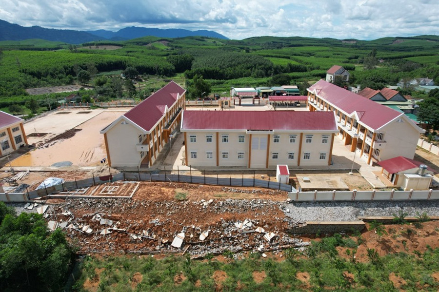 Vị trí khu vực xảy ra sự việc. Ảnh: B.T