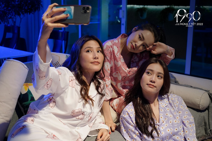 Lan Ngọc, Diễm My 9x và Nhã Phương vào vai 3 người bạn thân. Ảnh: ĐPCC