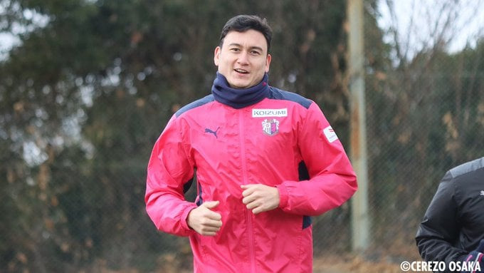 Văn Lâm có phần tăng ký trong thời gian điều trị chấn thương. Ảnh: CEREZO OSAKA FC