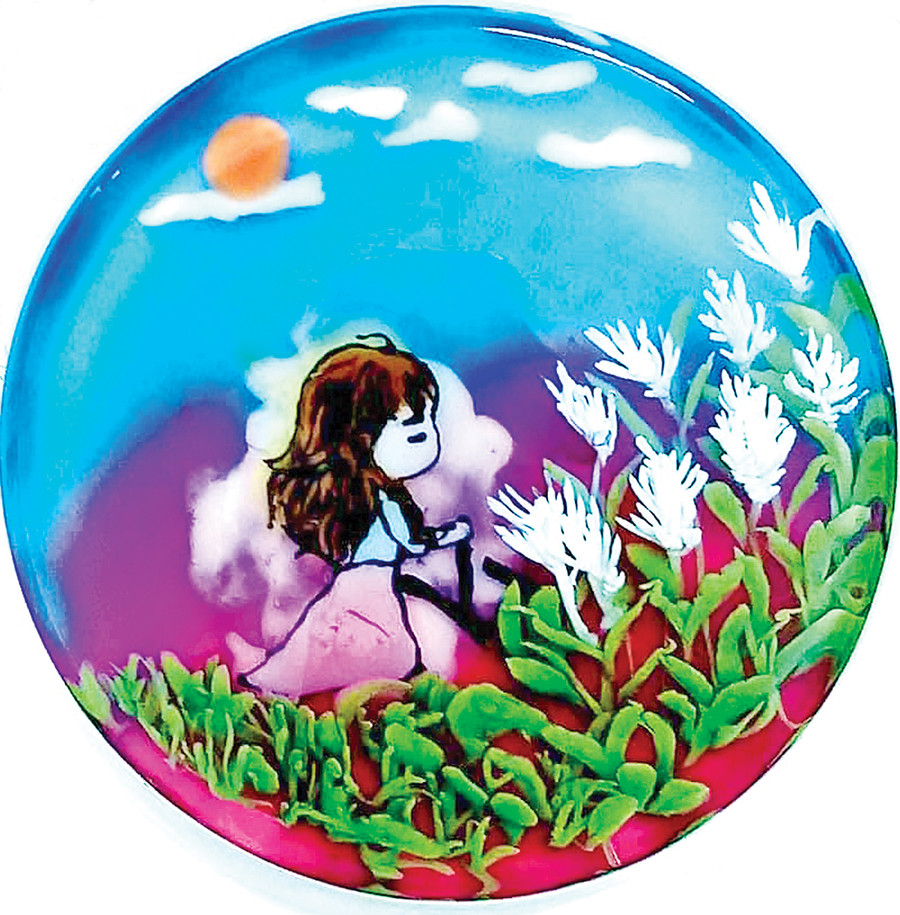 Một số tác phẩm của cô giáo Từ Thị Thanh Thủy. Ảnh: Khang Nghi