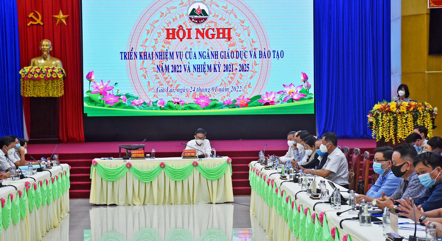 Quang cảnh buổi làm việc. Ảnh: Thiên Di