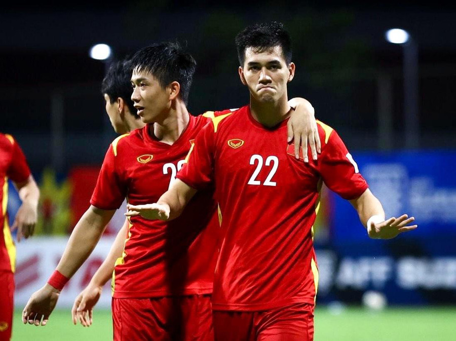 Tiến Linh đã âm tính với Covid-19. Ảnh: VFF