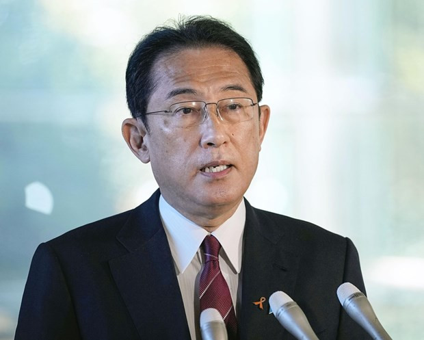 Thủ tướng Nhật Bản Kishida Fumio. (Ảnh: Kyodo/ TTXVN) Thủ tướng Nhật Bản Kishida Fumio. (Ảnh: Kyodo/ TTXVN)