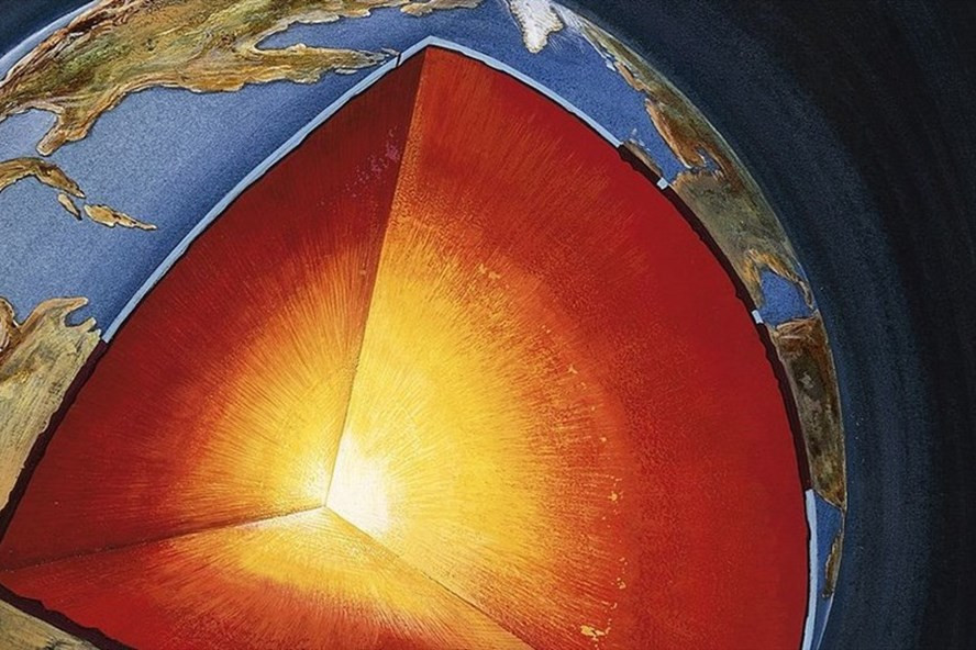 Lõi Trái đất đang nguội đi nhanh hơn so với dự kiến. Ảnh: De Agostini Picture Library