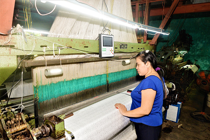 Nghề dệt truyền thống vẫn được người dân Duy Xuyên lưu giữ.