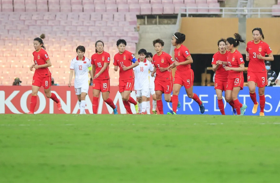 Tuyển nữ Trung Quốc vào bán kết Asian Cup. Ảnh: Sina. Tuyển nữ Trung Quốc vào bán kết Asian Cup. Ảnh: Sina.