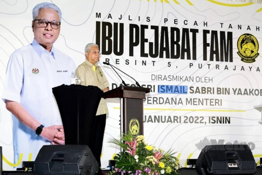 Thủ tướng Malaysia, ông Ismail Sabrin Yaakob mong muốn FAM sẽ học tập mô hình của bóng đá Việt Nam, trong đó có Hoàng Anh Gia Lai. Ảnh: Astro Arena