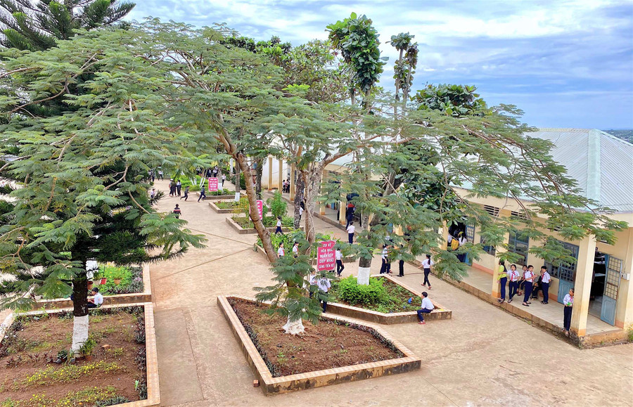 Phấn đấu đến năm 2025, toàn tỉnh có ít nhất 68% trường đạt chuẩn quốc gia. Ảnh: Mộc Trà