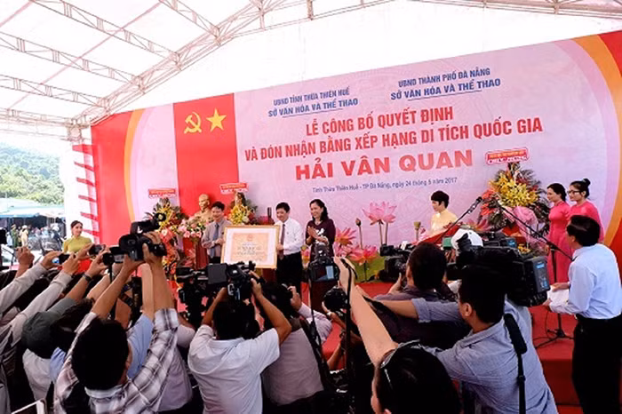 Năm 2017, Hải Vân Quan được xếp hạng di tích Quốc gia về lịch sử và kiến trúc nghệ thuật.