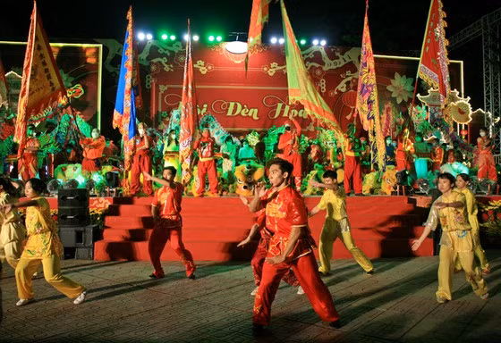 Màn biểu diễn võ thuật sôi động