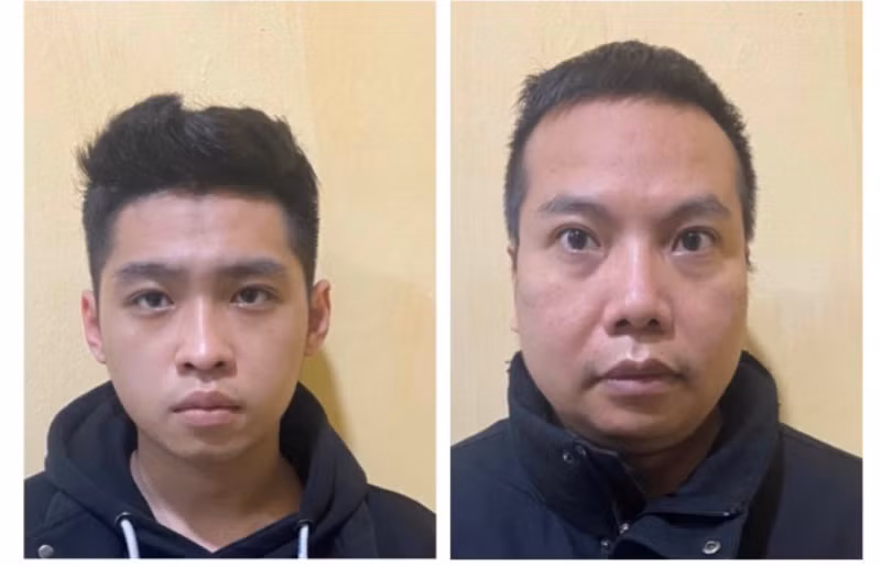 Hai đối tượng cầm đầu đường dây mại dâm. Hai đối tượng cầm đầu đường dây mại dâm.