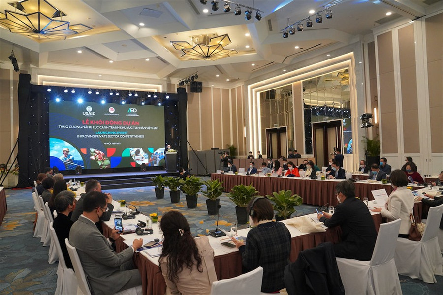 Quang cảnh buổi lễ. Ảnh: USAID Quang cảnh buổi lễ. Ảnh: USAID