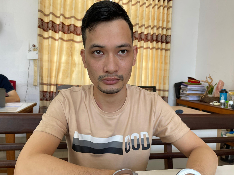 Nghi phạm Lưu Mạnh Tuấn. Ảnh: Nguyễn Tú Nghi phạm Lưu Mạnh Tuấn. Ảnh: Nguyễn Tú