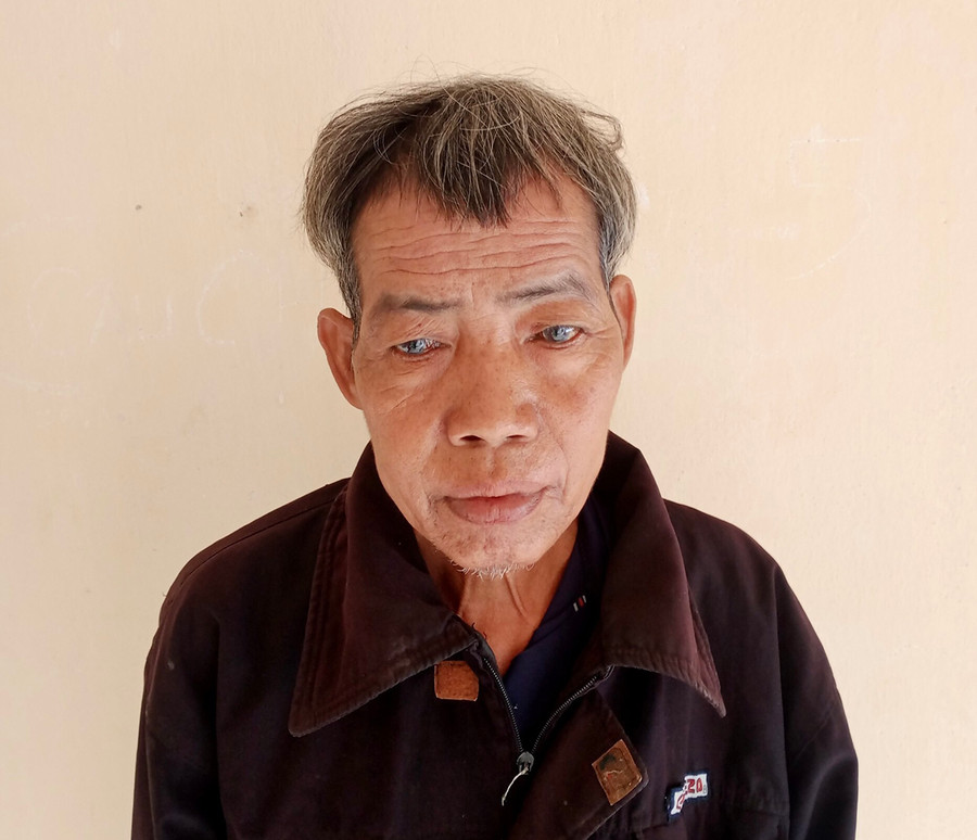 Đối tượng Blu tại cơ quan Công an. Ảnh: Văn Đông Đối tượng Blu tại cơ quan Công an. Ảnh: Văn Đông